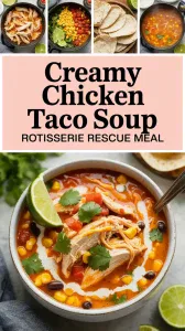 Creamy Chicken Taco Soup