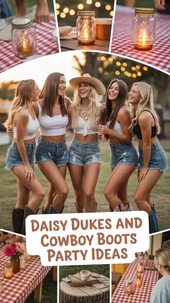 Daisy Dukes And Cowboy Boots Party