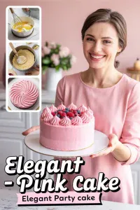 Elegant Pink Cake