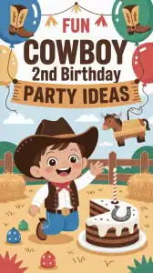 Fun Cowboy 2nd Birthday Party