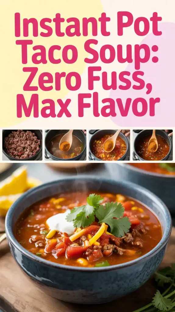 Instant Pot Taco Soup