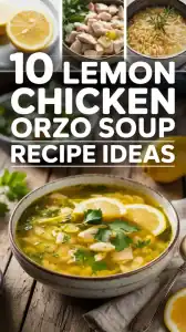 Lemon Chicken Orzo Soup