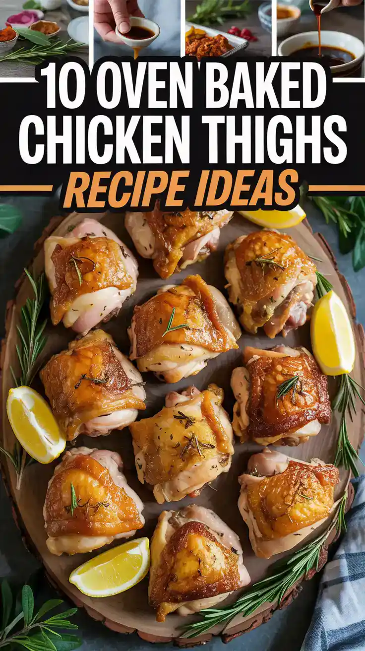 Oven Baked Chicken Thighs