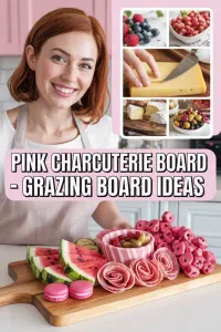 Pink Charcuterie Board
