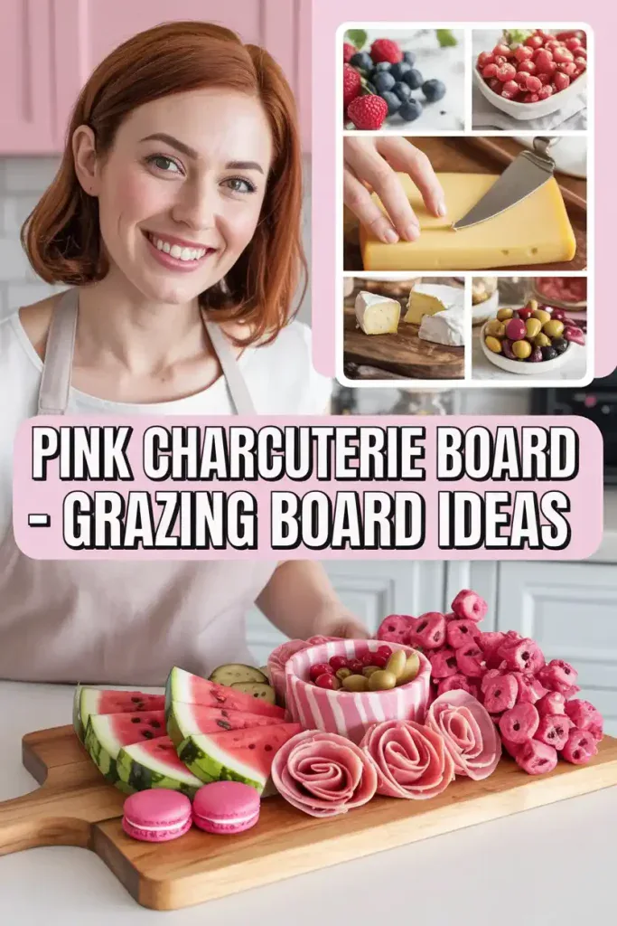 Pink Charcuterie Board