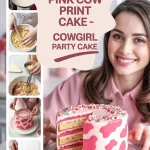 Pink Cow Print Cake