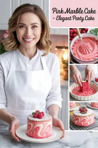 Pink Marble Cake