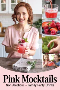 Pink Mocktails Non Alcoholic