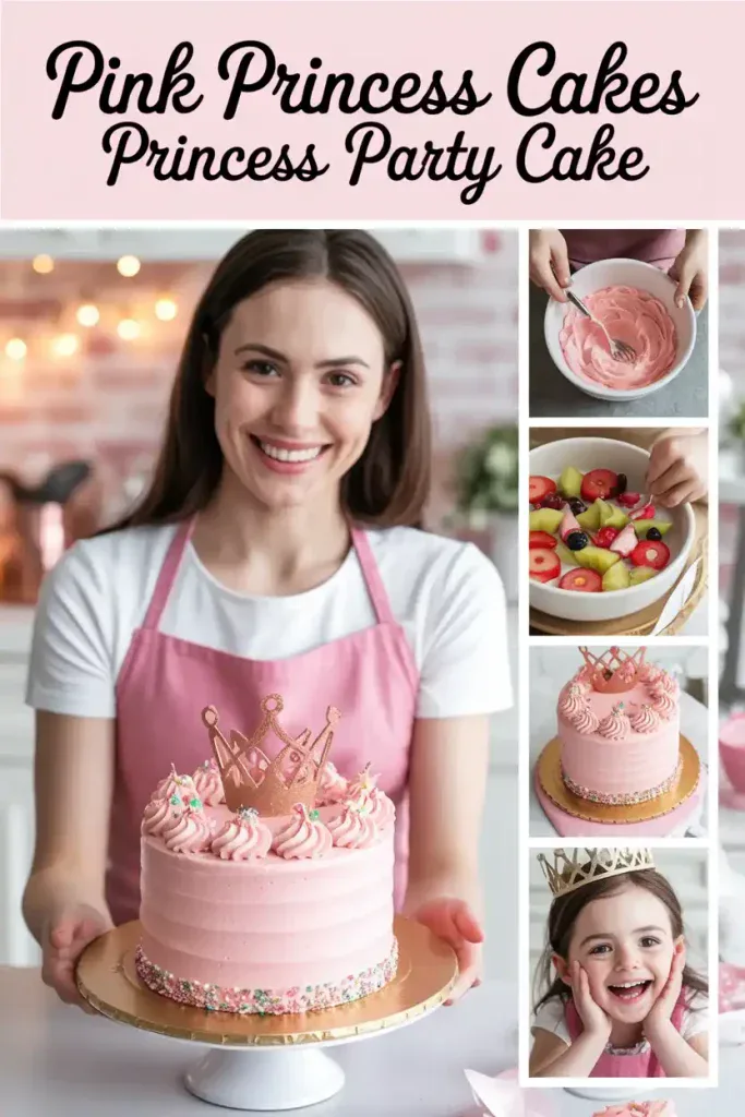 Pink Princess Cakes