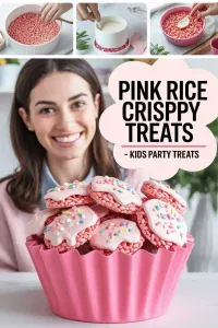 Pink Rice Crispy Treats