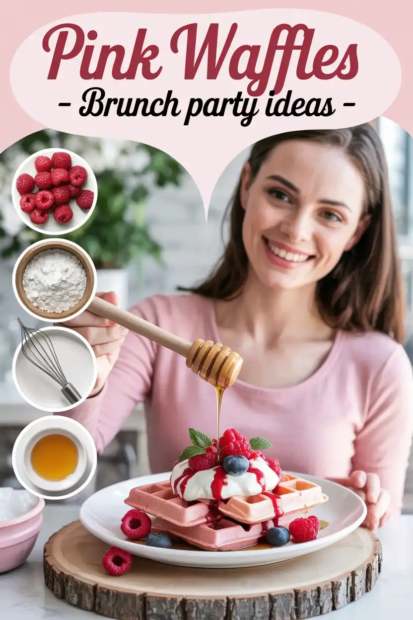 Pink Waffles