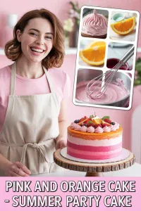 Pink and Orange Cake