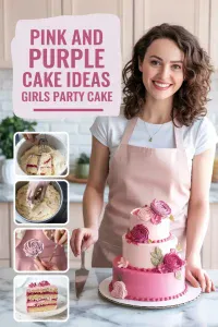 Pink and Purple Cake Ideas