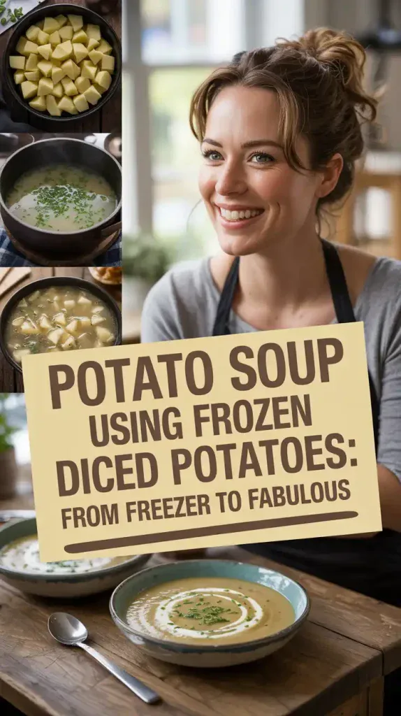 Potato Soup Using Frozen Diced Potatoes