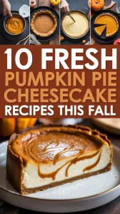 10 Fresh Pumpkin Pie Cheesecake Recipes To Try This Fall