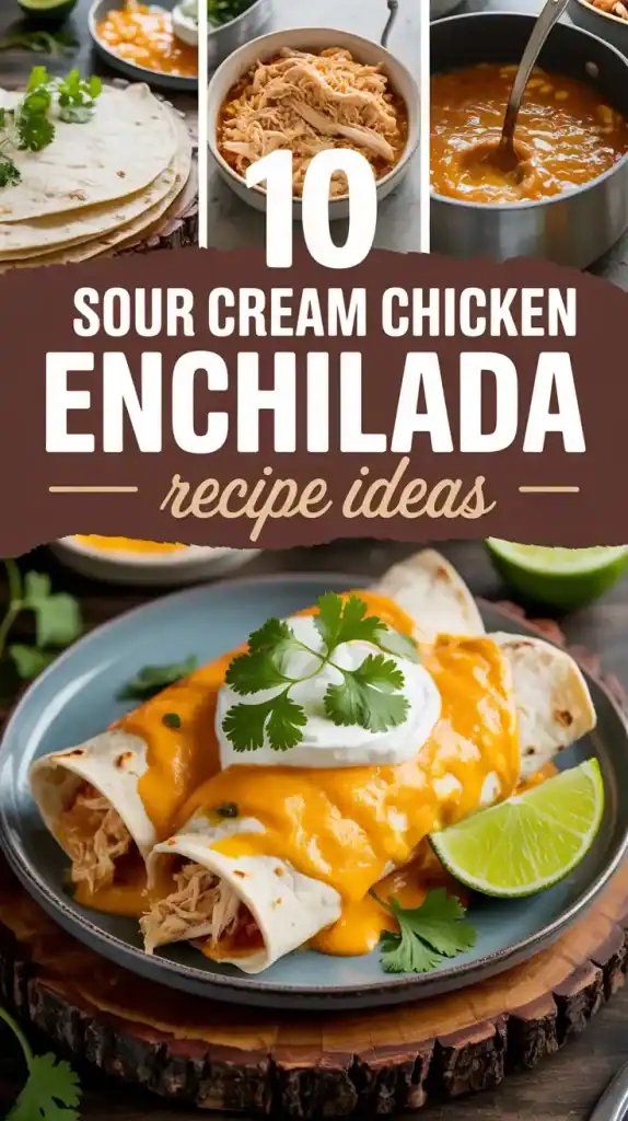 Sour Cream Chicken Enchilada