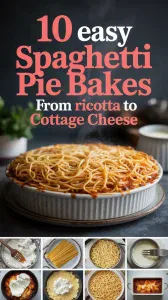 Spaghetti Pie Bakes