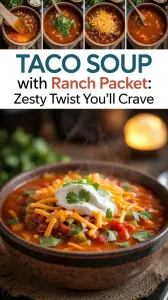 Taco Soup with Ranch Packet