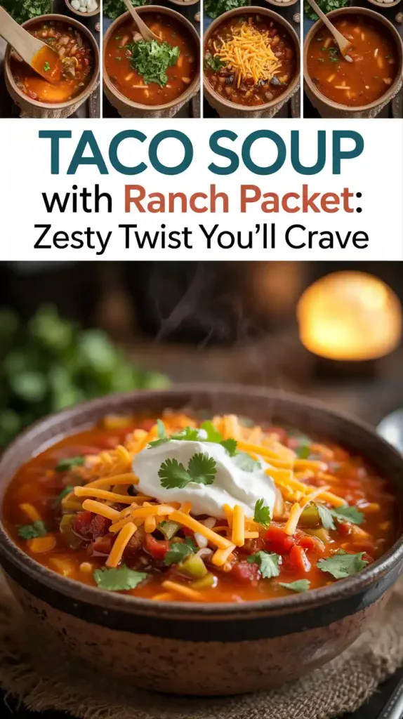 Taco Soup with Ranch Packet
