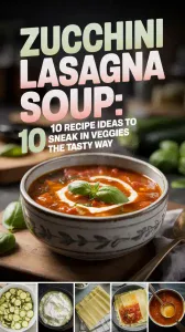 Zucchini Lasagna Soup