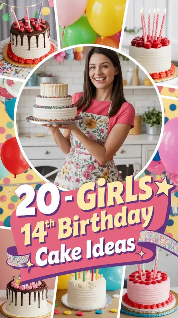 14th Birthday Party Cake Ideas