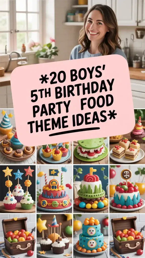20 Boys’ 5th Birthday Party Food Theme Ideas