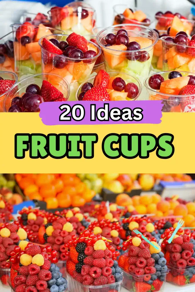 20 Easy Fruit Cup Ideas That Actually Work