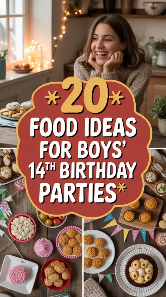 20 Food Ideas For Boys’ 14th Birthday Parties
