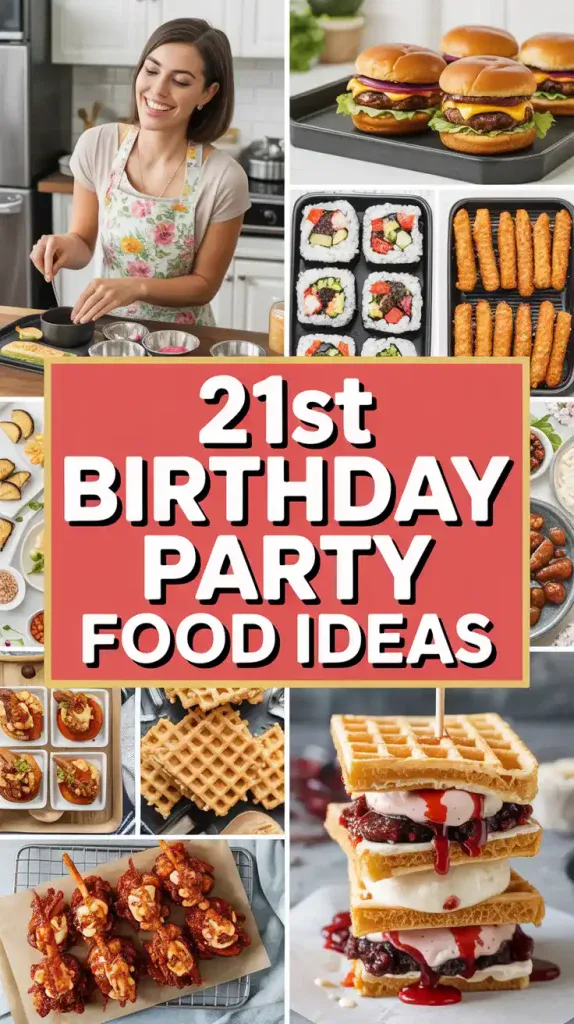 21st Birthday Party Food Ideas