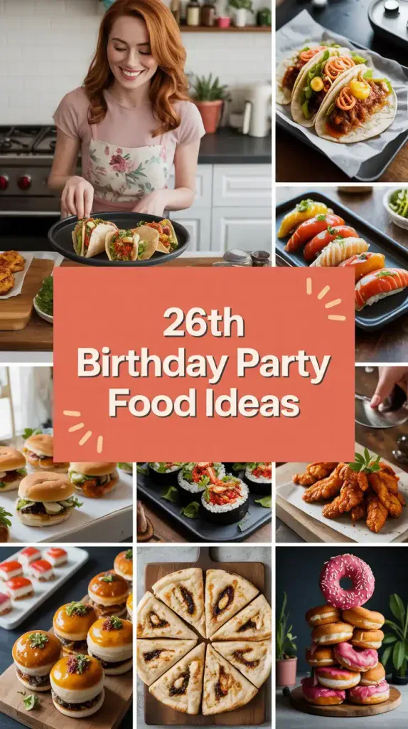 26th Birthday Party Food Ideas