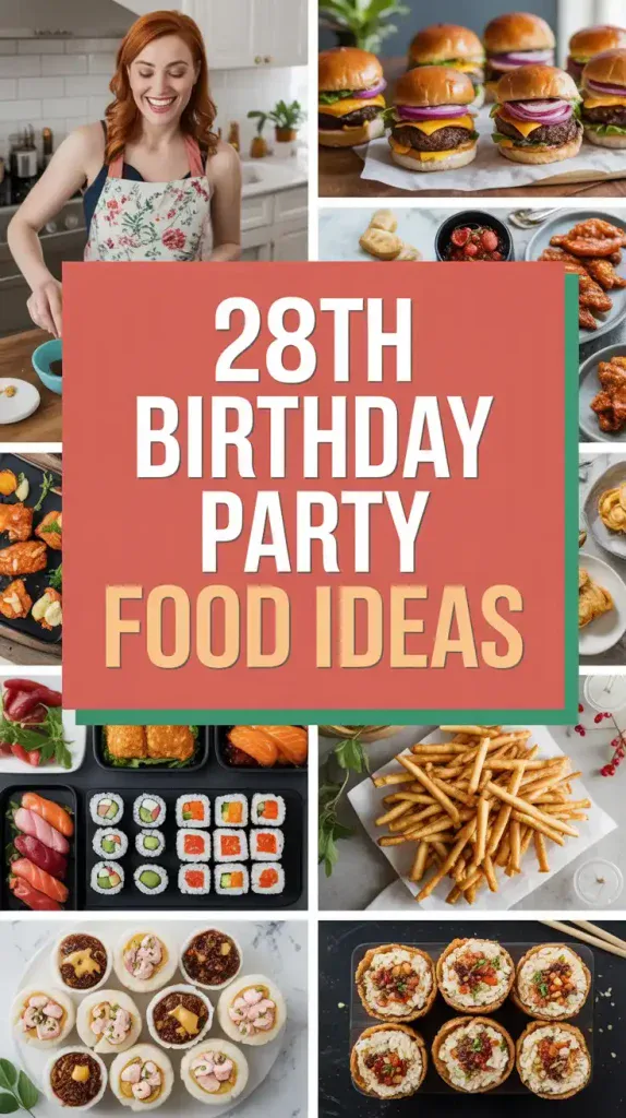28th Birthday Party Food Ideas