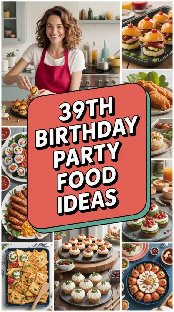 39th Birthday Party Food Ideas