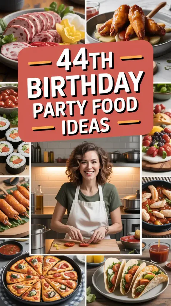 44th Birthday Party Food Ideas