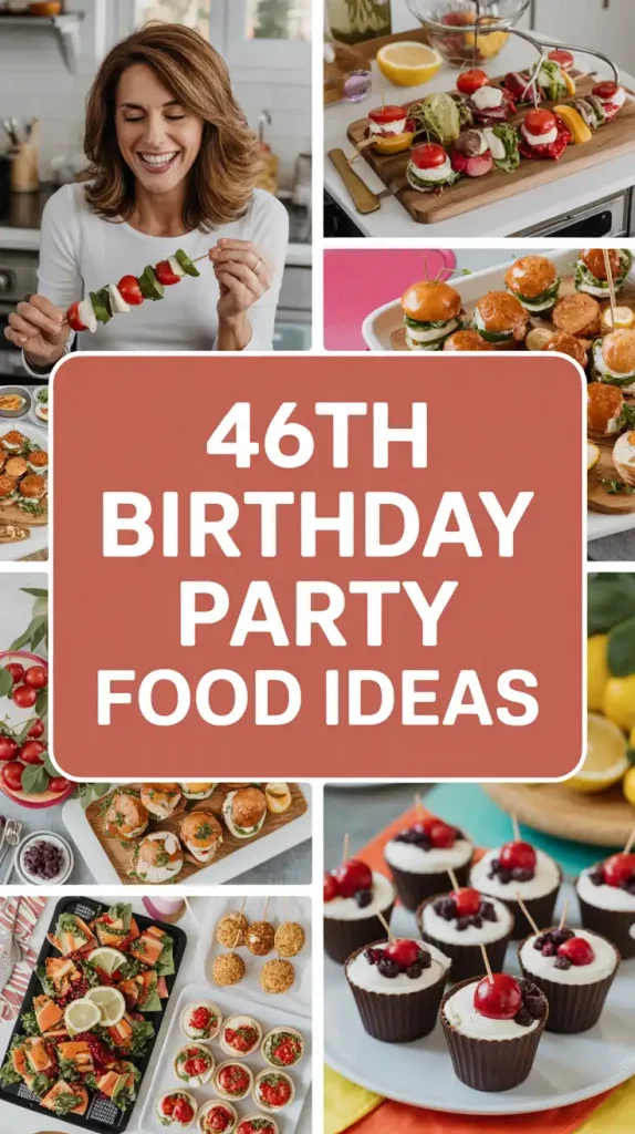 46th Birthday Party Food Ideas