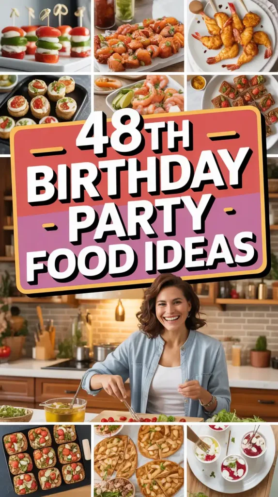 48th Birthday Party Food Ideas