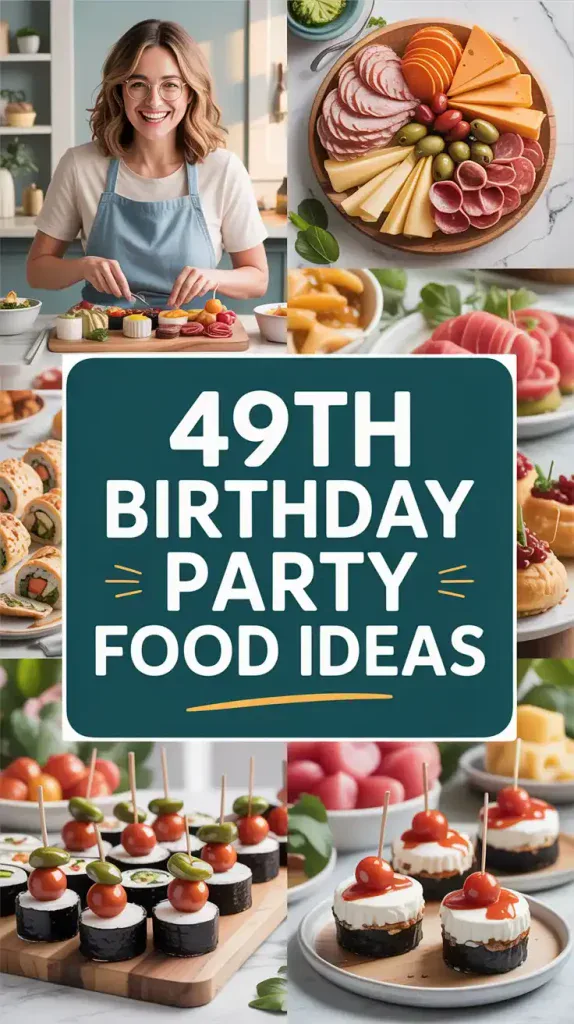 49th Birthday Party Food Ideas