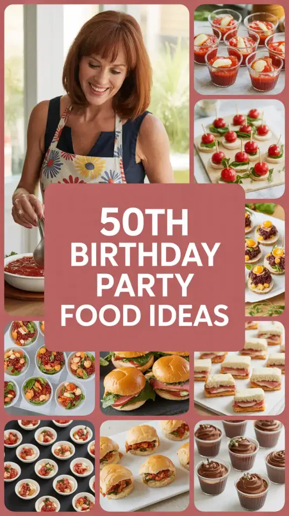 50th Birthday Party Food Ideas