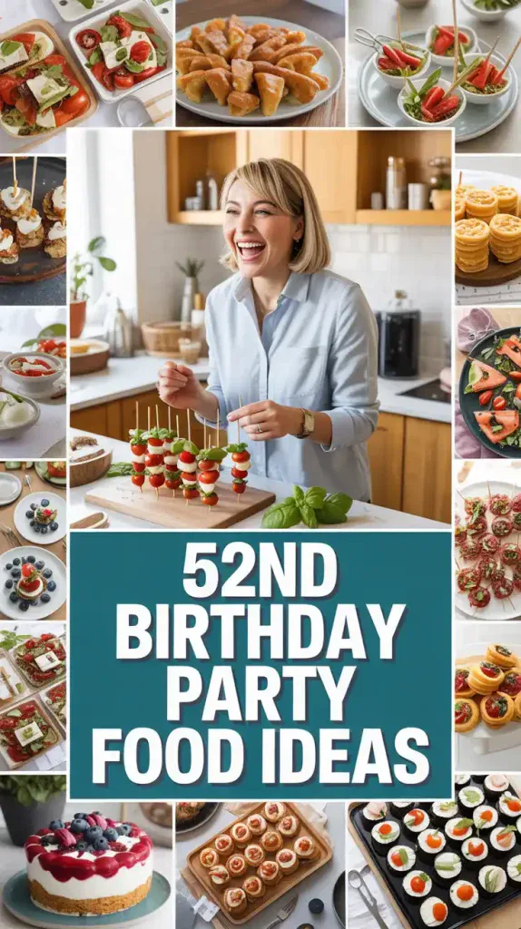 52nd Birthday Party Food Ideas