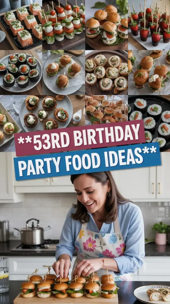 53rd Birthday Party Food Ideas