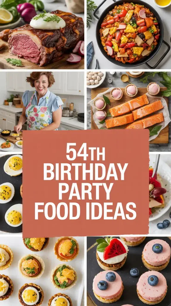 55th Birthday Party Food Ideas