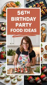 56th Birthday Party Food Ideas