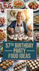 57th Birthday Party Food Ideas