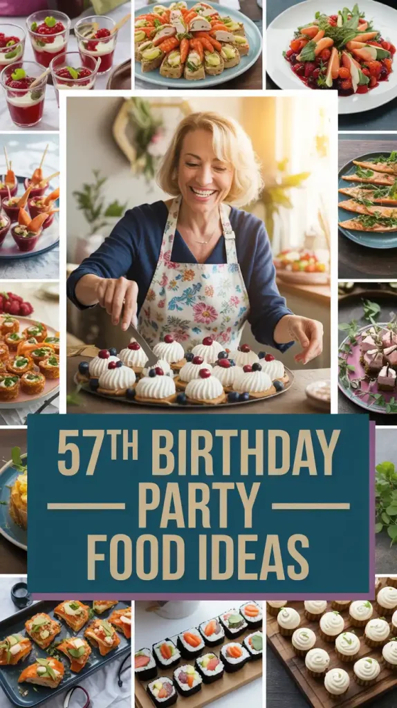 57th Birthday Party Food Ideas