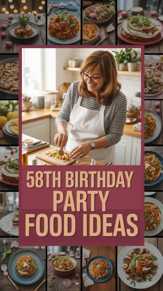 58th Birthday Party Food Ideas