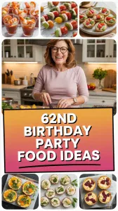 62nd Birthday Party Food Ideas