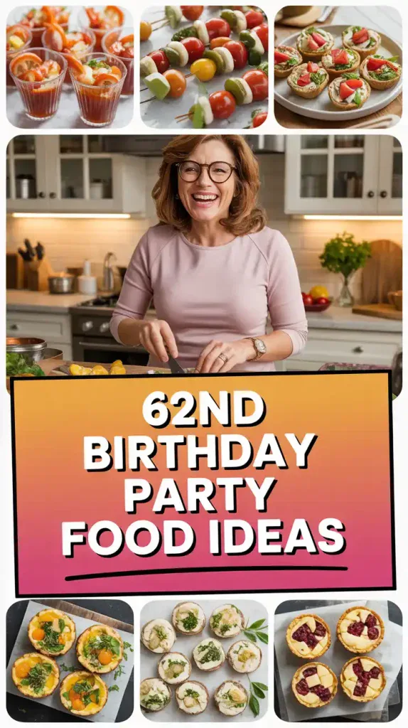 62nd Birthday Party Food Ideas