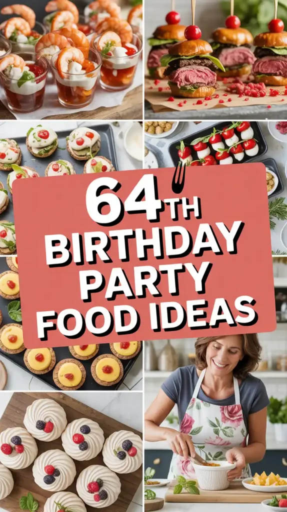 64th Birthday Party Food Ideas