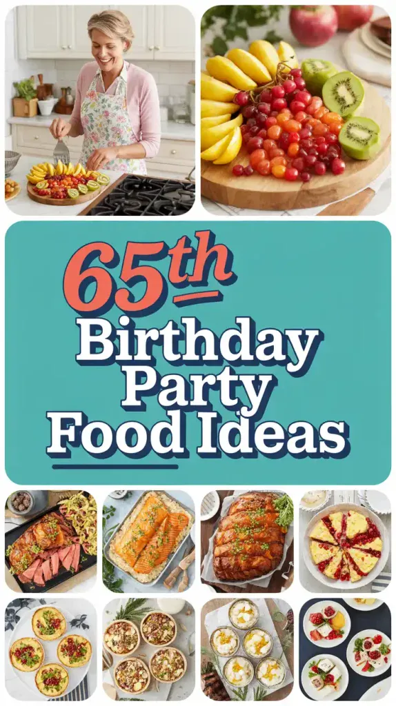 65th Birthday Party Food Ideas