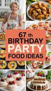 67th Birthday Party Food
