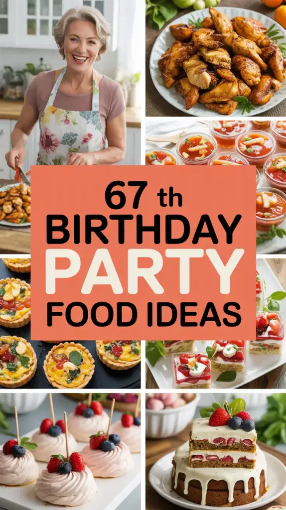 67th Birthday Party Food